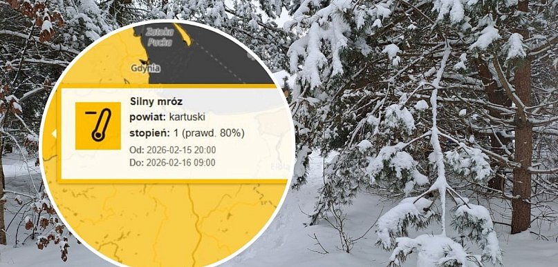 Ostrzeżenia przed silnym mrozem także na Kaszubach
