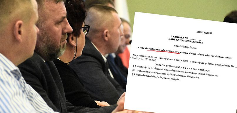 Sierakowice chcą zakończyć temat praw miejskich. Jest projekt uchwały