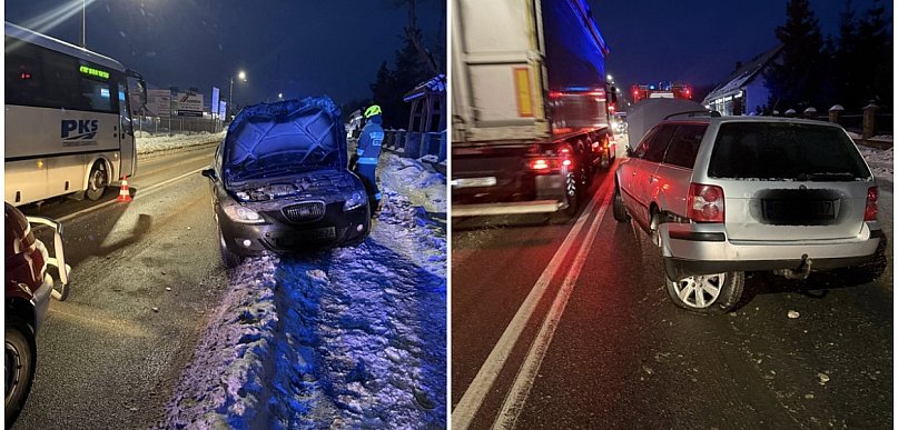 Stężyca. Poranna kolizja w centrum miejscowości