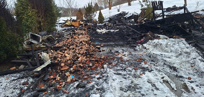 Nowe Czaple. Strażak ochotnik stracił dobytek w pożarze. Apel o pomoc