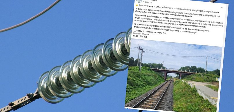 Pępowo. Brak prądu z powodu przebudowy wiaduktu