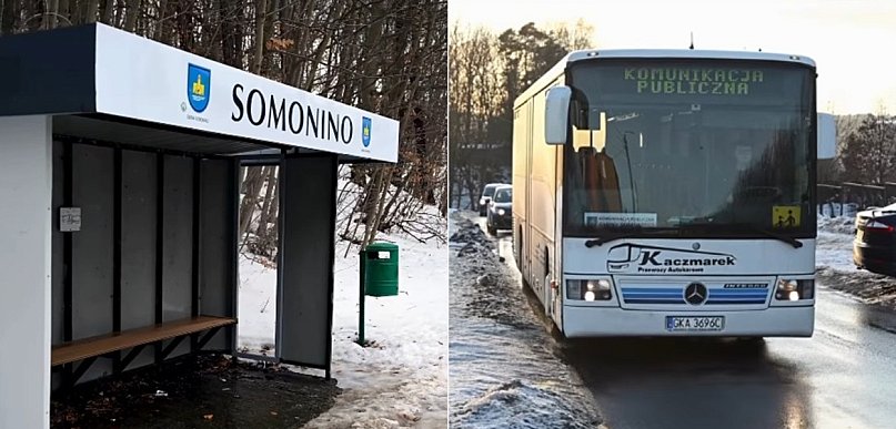Komunikacyjna zmiana w Somoninie. Ruszyły nowe linie autobusowe