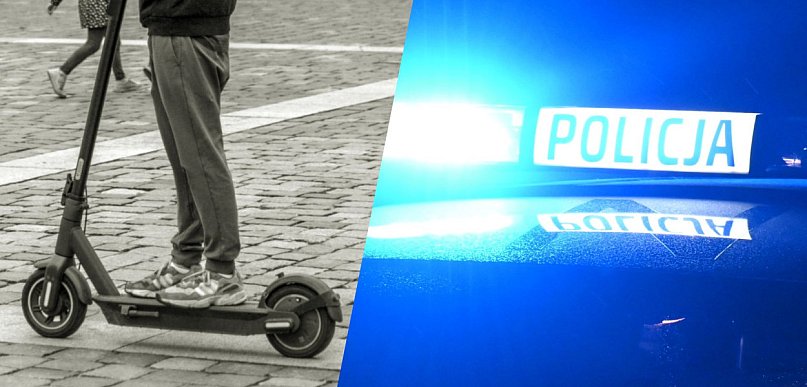 Żukowo. Wsiadł na hulajnogę "po pijaku". Musi zapłacić spory mandat