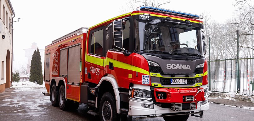 Strażacy z KP PSP Kartuzy mają nowy wóz ratowniczo-gaśniczy