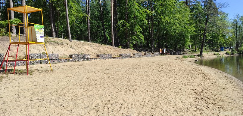 Sulęczyno. Nowy pomost, ławki i parasole - wkrótce rozbudowa kąpieliska