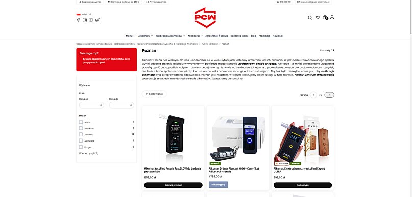 Jak często powinna być wykonywana kalibracja alkomatów?