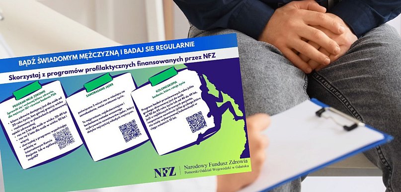 Pomorski NFZ do mężczyzn: prawdziwa siła to odwaga, aby zadbać o siebie