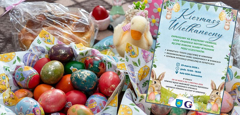 Somonino. Kiermasz Wielkanocny: rękodzieło i wsparcie lokalnych inicjatyw