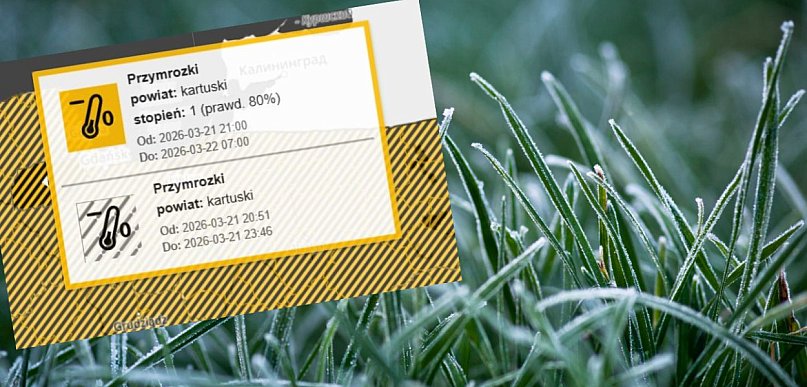 Wiosna rozpoczyna się od sporych przymrozków. Wydano ostrzeżenia