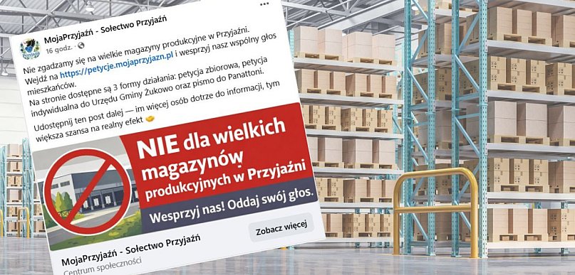Przyjaźń. Mieszkańcy zbierają podpisy przeciwko budowie hal produkcyjnych