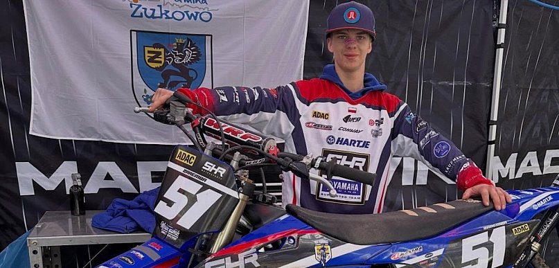 Dawid Zaremba z Żukowa w elicie europejskiego motocrossu