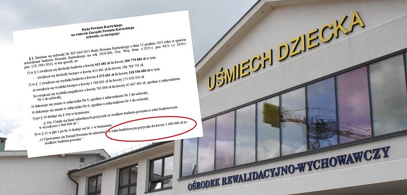 Powiat kartuski udzieli 1 mln zł pożyczki fundacji ze Szklanej