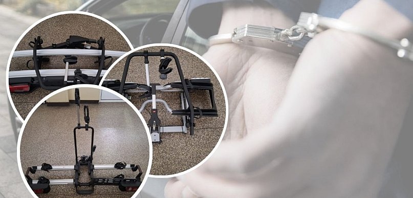 Kradł drogie bagażniki na rowery. Mieszkaniec gm. Żukowo zatrzymany