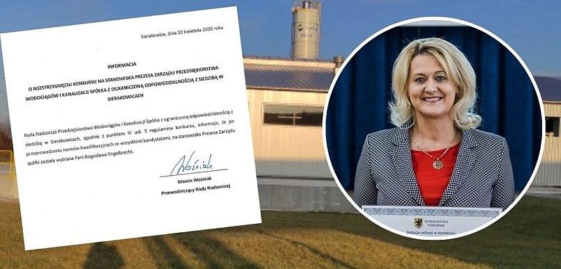 Sierakowice. Bogusława Engelbrecht nową szefową spółki wodociągowej