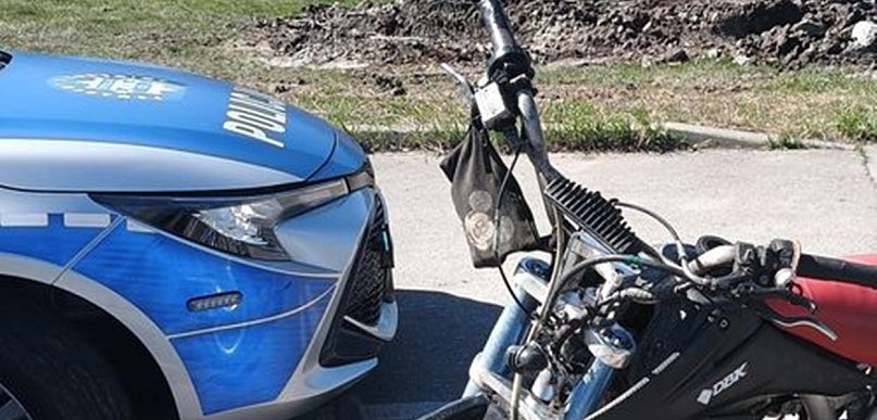 Somonino. Pijany motocyklista próbował uciec. Miał sporo na sumieniu