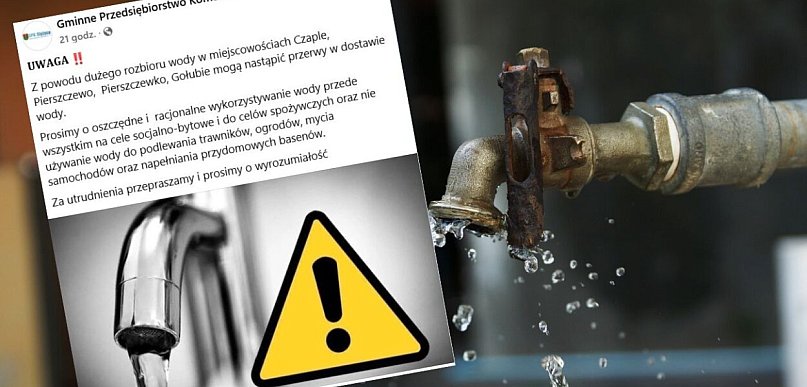 Zaczyna brakować wody. Problemy także w gminie Stężyca i Kartuzy