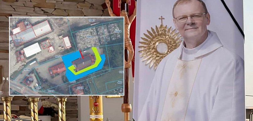 Miechucino. Utrudnienia w ruchu w związku z pogrzebem proboszcza
