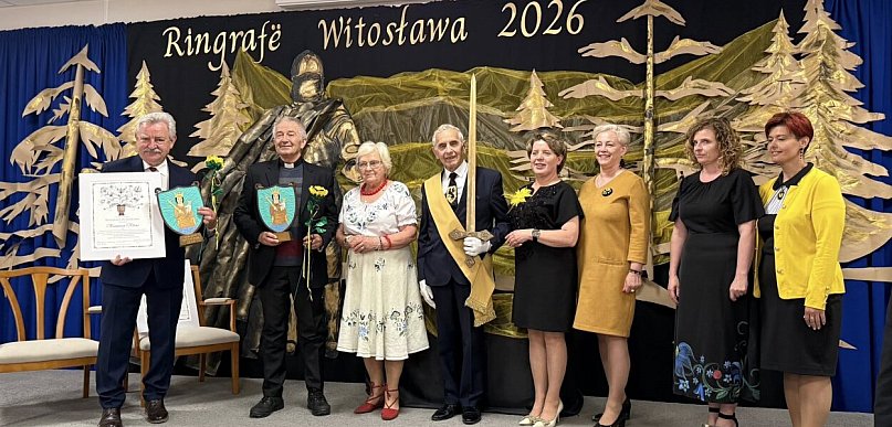 Senator Kazimierz Kleina i ks. Jan Perszon Rycerzami Witosława