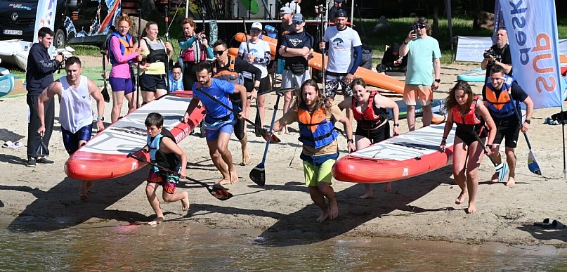 SUP Demo Tour w Łapinie Kartuskim. Dwa dni emocji i zabawy na wodzie