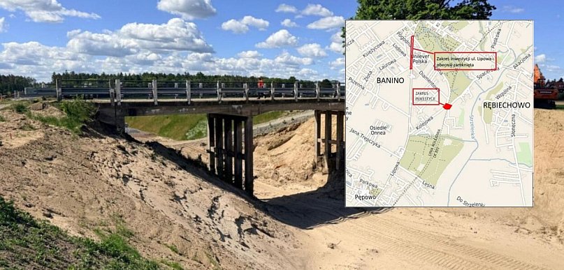 Rusza budowa nowego wiaduktu w Baninie. Znaczne utrudnienia w ruchu