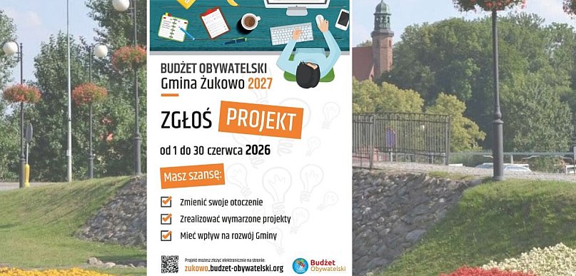 Gmina Żukowo. Zgłoś projekt w ramach Budżetu Obywatelskiego