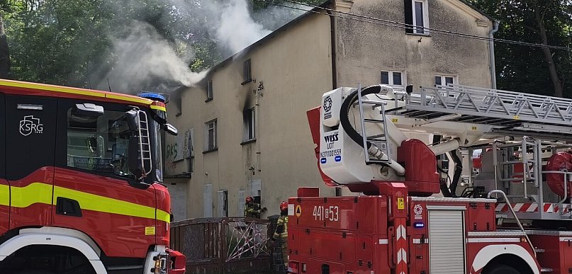 Kartuzy. Kolejny pożar pustostanu przy ul. Jeziornej