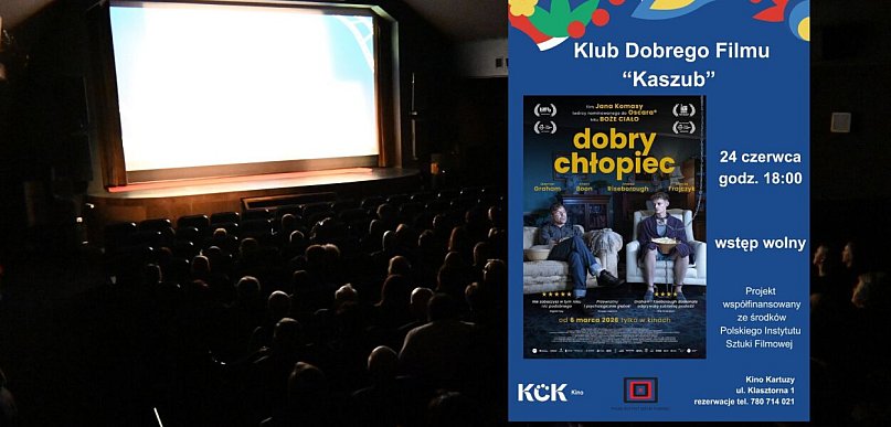 Darmowy seans filmu "Dobry chłopiec" w reż. Jana Komasy w Kinie Kartuzy