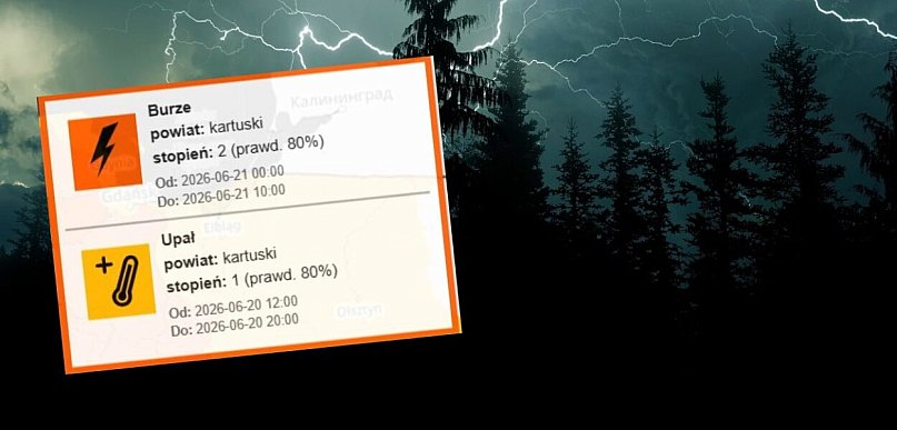 Przed nami burzowa noc. Wydano ostrzeżenia 2. stopnia