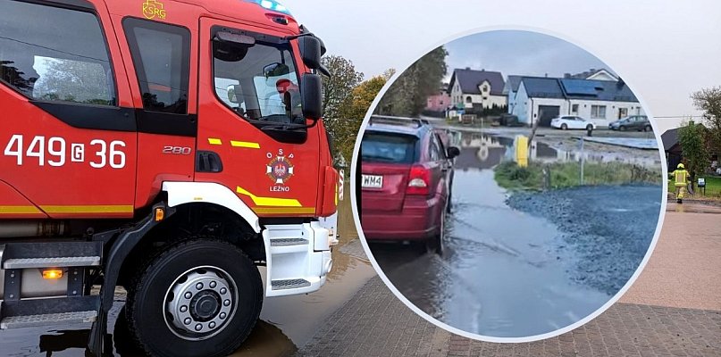 Intensywne opady dały się we znaki. Interweniują strażacy - 72699