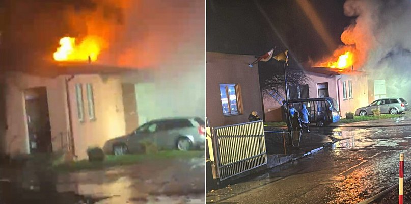 Dzierżążno. Pożar budynku przy ulicy Szpitalnej - 74475