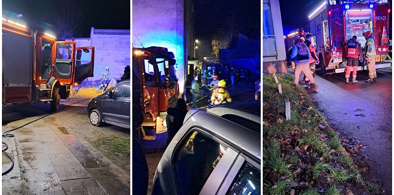 Kartuzy. Pożar w budynku na osiedlu XX-lecia. Trwają działania służb - 75117