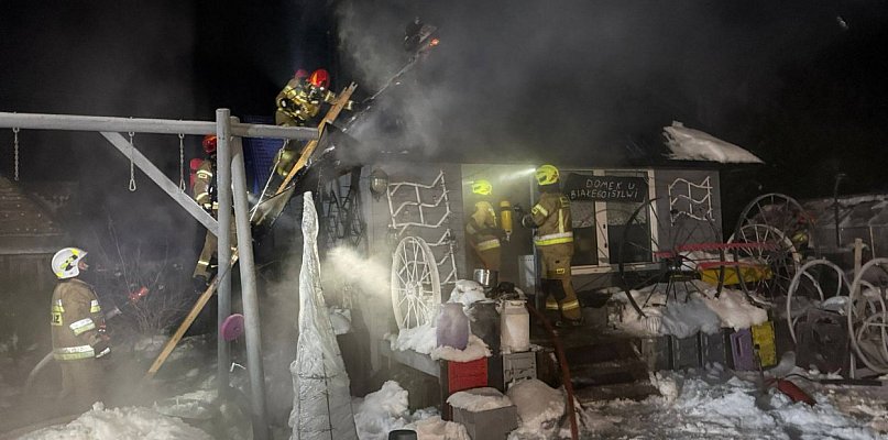 Borowiec. Pożar domku letniskowego. Na szczęście szybko opanowany - 76573
