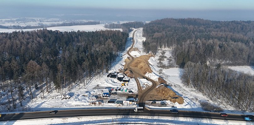Tak wyglądają postępy budowy II etapu obwodnicy Kartuz
