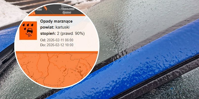 Znów będzie bardzo ślisko. Pojawiły się alerty RCB