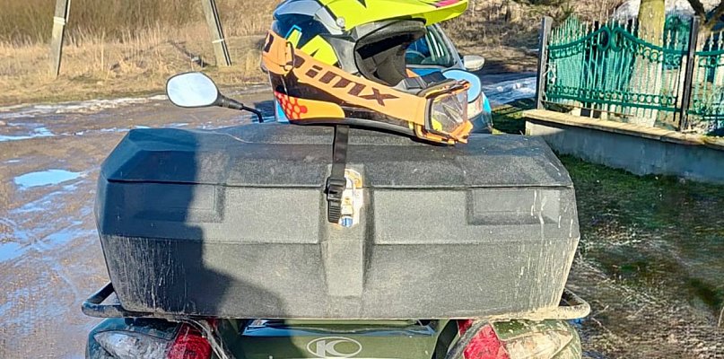 Sierakowice. 12-latek na quadzie uciekał przed policją!