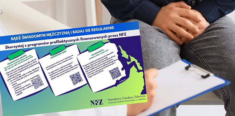 Pomorski NFZ do mężczyzn: prawdziwa siła to odwaga, aby zadbać o siebie