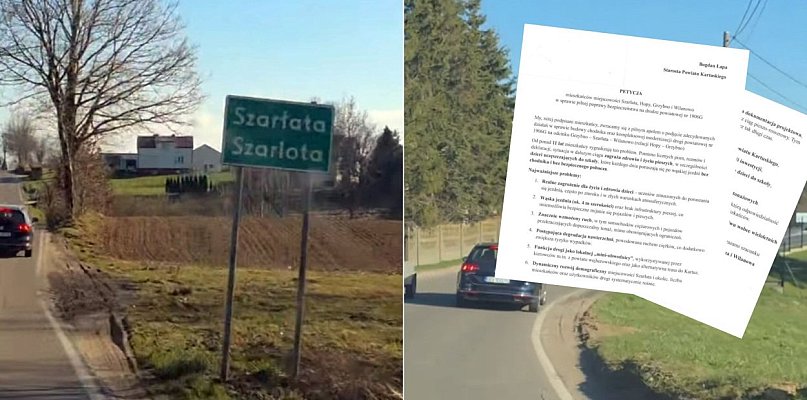 "Może dojść do tragedii". Petycja o pilny remont drogi Grzybno-Wilanowo