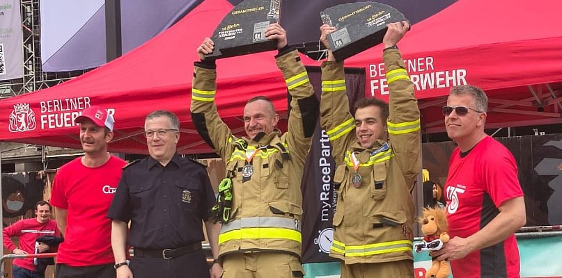 Strażacy z pow. kartuskiego pobiegli jeszcze szybciej. Najlepsi w Berlinie!