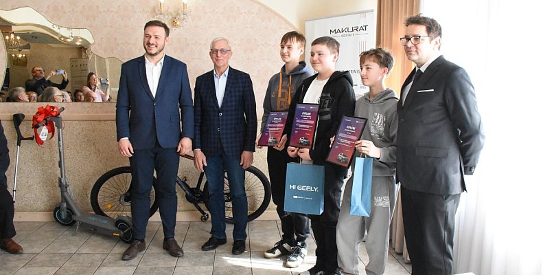 Konkurs wiedzy o motoryzacji. Najlepsi odebrali nagrody