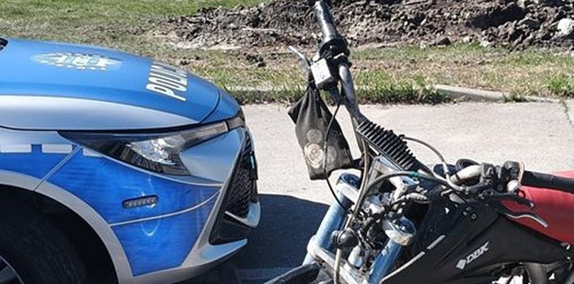 Somonino. Pijany motocyklista próbował uciec. Miał sporo na sumieniu
