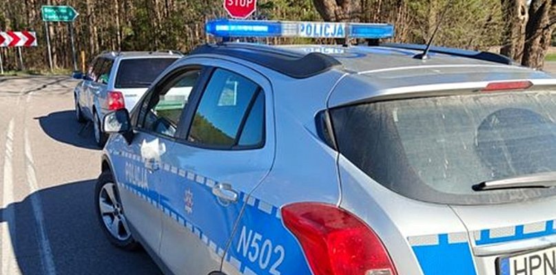 Policyjny pościg za 25-latkiem z Jelonka do Wygody Łączyńskiej