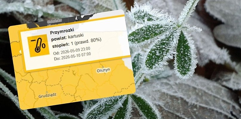 To może być mroźna noc. IMGW publikuje ostrzeżenia