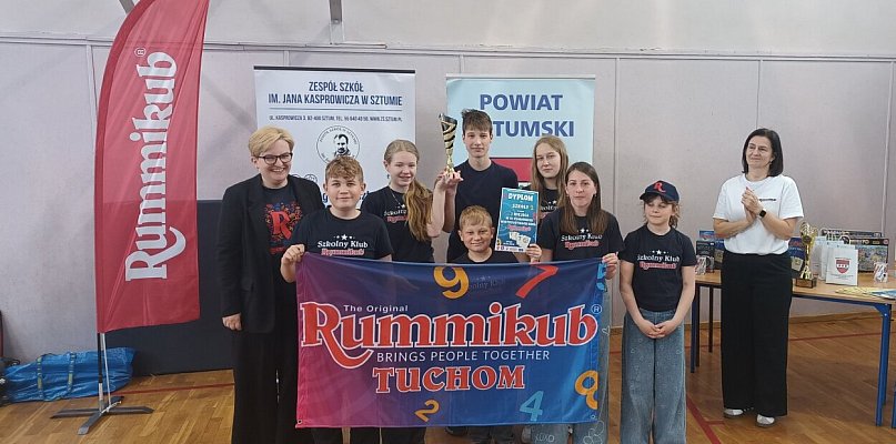 Szkoła w Tuchomiu najlepsza na Pomorzu w Rummikub
