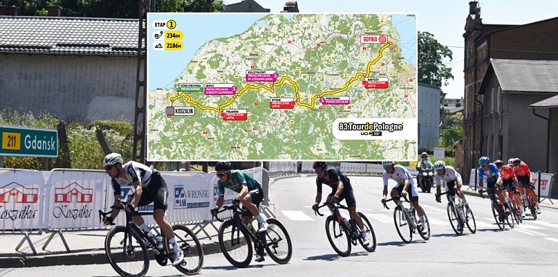 Tour de Pologne 2026: znamy wstępną trasę przez powiat kartuski i Kartuzy