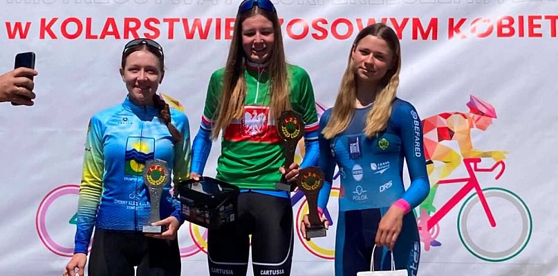 Kolarstwo. Antonina Cieślikiewicz Mistrzynią Polski LZS