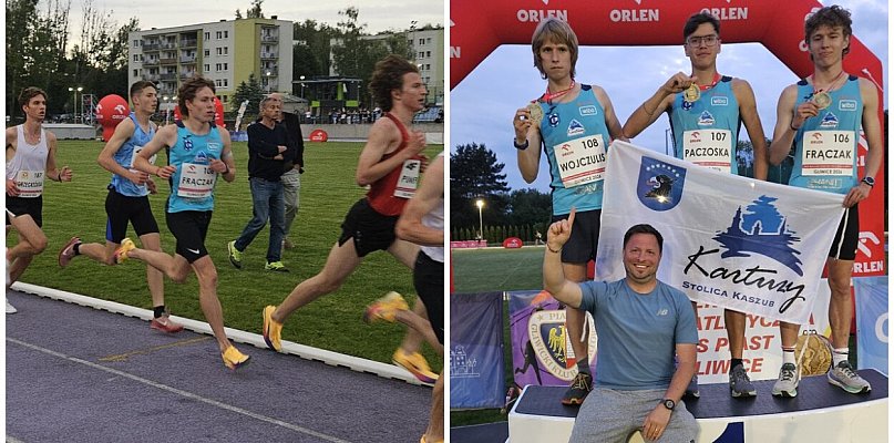 Drużynowy złoty medal biegaczy Cartusii na dystansie 5000 m