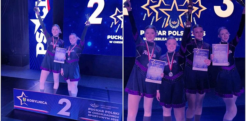 Kolejny sukces Amelii Zaborowskiej w cheerleadingu sportowym