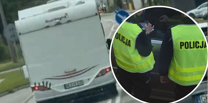 Nie ma przyzwolenia na brawurę na drodze. Pirat z kampera ukarany!