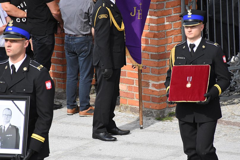 Pogrzeb druha Krystiana Dułaka