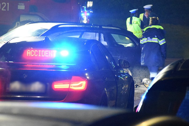 Wypadek motocyklisty w Ręboszewie